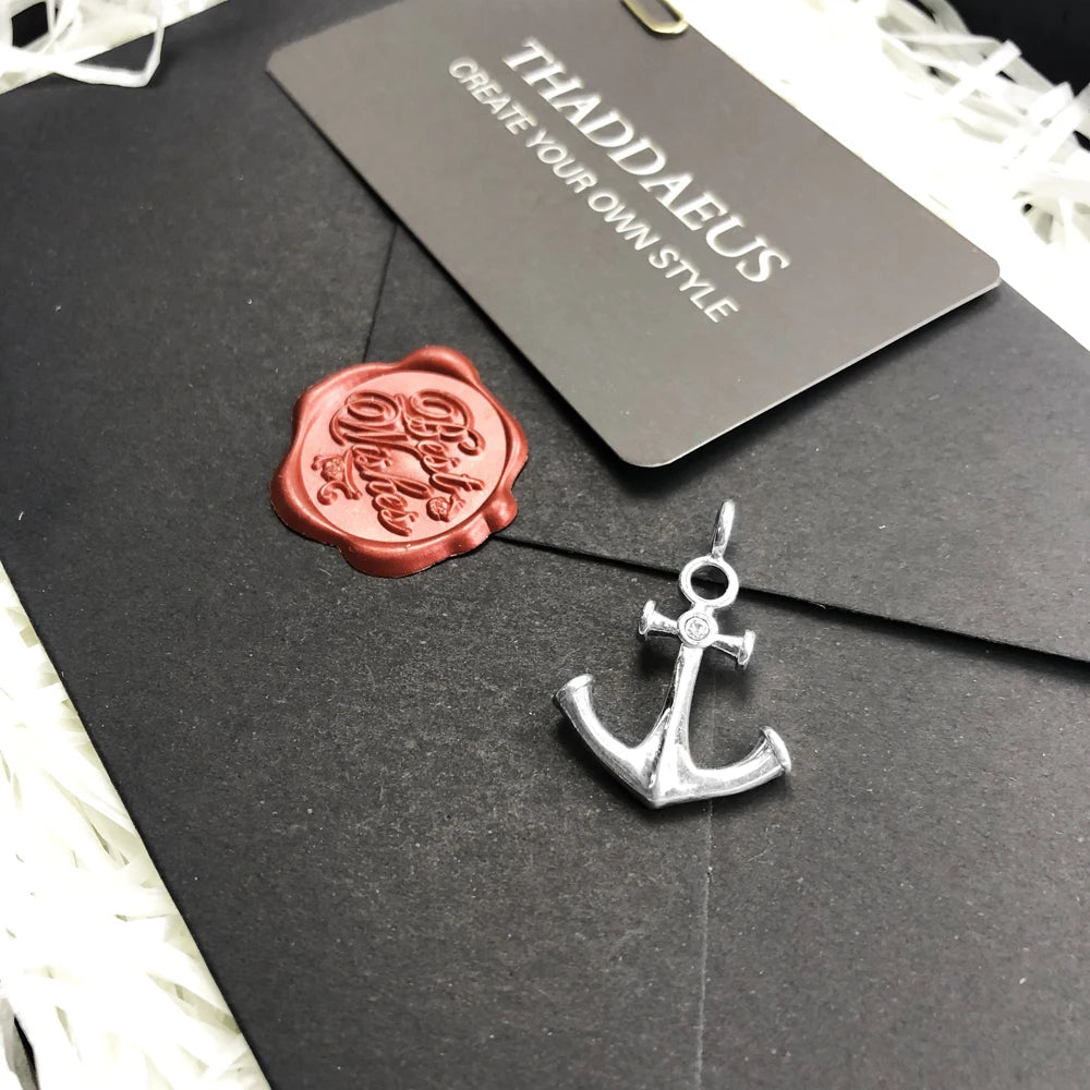 Pendant Anchor Classic Winter Brand Fashion Trendy Jewelry Europe 925 Sterling Silver Accessories Gift For  Woman & Men