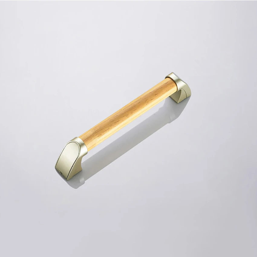 Anti Slip Shower Grab Bar Handle, 34cm, 44cm, Wood Bathroom Grab Bar, Bathroom Balance Bar,Safety Hand Rail Support for Elderly