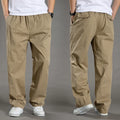 Men's Cargo Pants Cotton Black Work Pants Summer Casual Climbing Joggers Man Sweatpants Sports Spring Autumn Twill Trousers