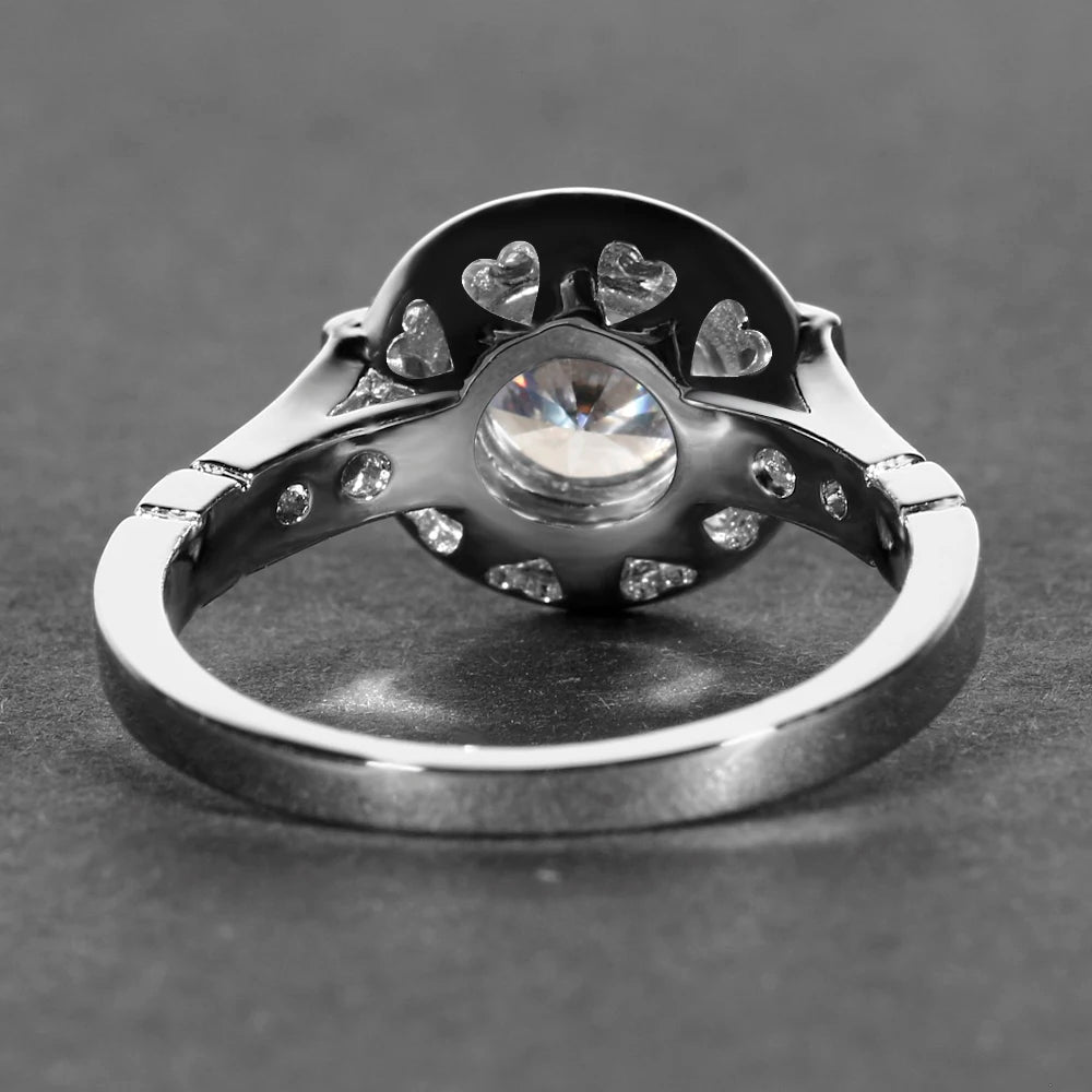925 Sterling Silver Round CZ Wedding Ring — Classic Pavé Band for Women | Sizes 6–10