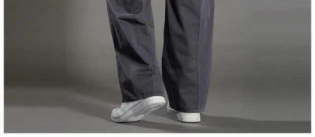 Men's Cargo Pants Cotton Black Work Pants Summer Casual Climbing Joggers Man Sweatpants Sports Spring Autumn Twill Trousers