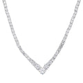 European and American New Personalized S925 Silver Zircon Necklace, Simple Necklace, Female Niche Design Sense