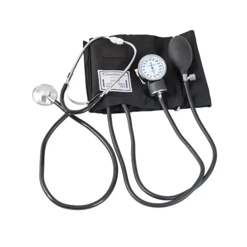 Blood pressure monitor - upper arm blood pressure gauge, household-style manual with zipper bag blood pressure stethoscope
