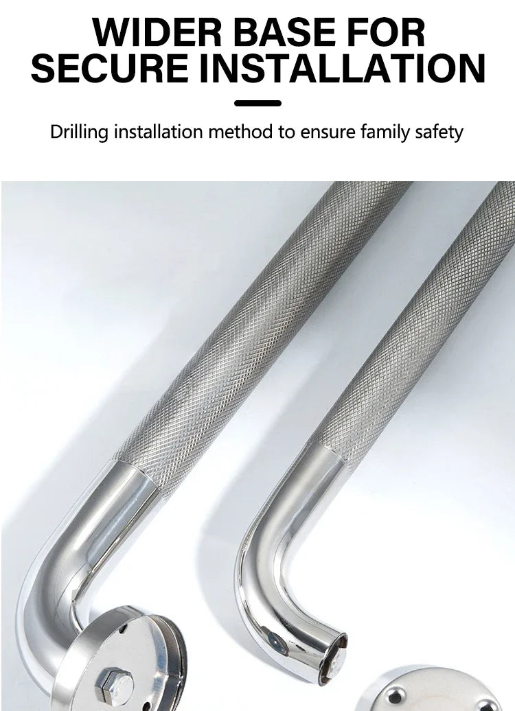 Stainless Steel Grab Bar Anti Slip Shower Safety Support Handle Bathroom Tub Toilet Handrail Prevent Falls Bathroom Fixture