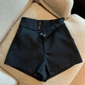 High-Waist Sequin Shorts