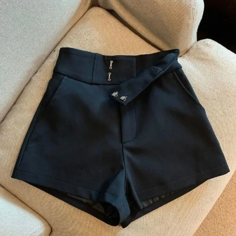 High-Waist Sequin Shorts