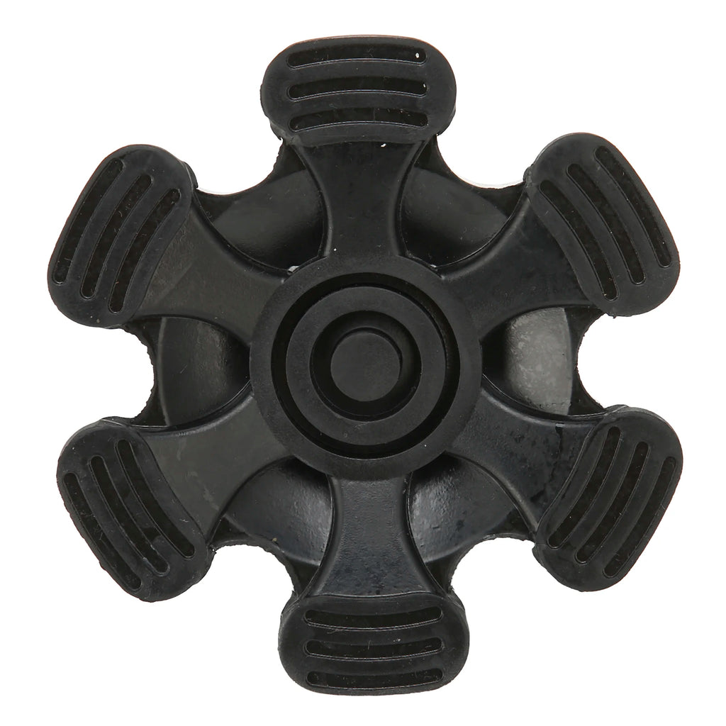 Cane Tips Cane Tips 6 Pillar Design Nonslip Rubber 19mm Crutch Tips with for Walking Stick Shooting Stick Rubber Tips for Canes