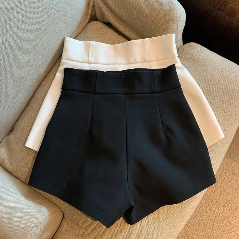 High-Waist Sequin Shorts