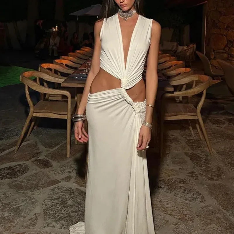 Twist-Waist Cutout Maxi Dress | The Wilder Side