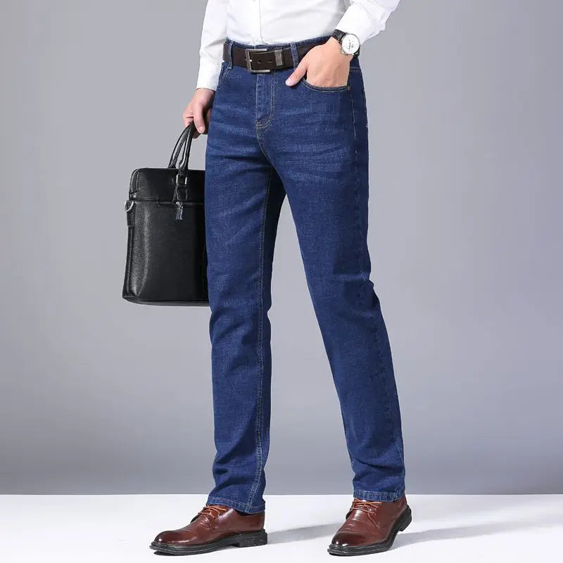 Men's Classic Slim-Fit Stretch Denim Jeans
