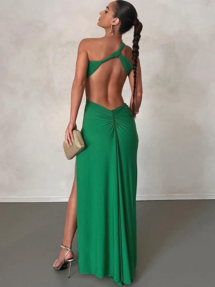 One-Shoulder Cutout Maxi Dress | The Wilder Side