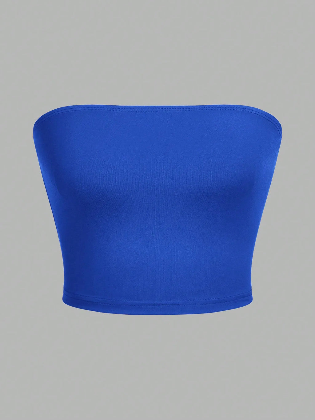 Strapless Knit Crop Top