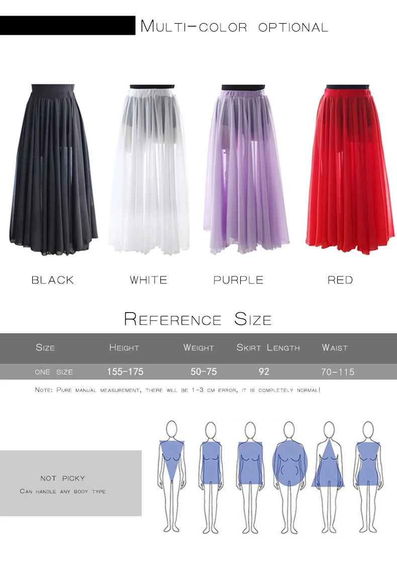 Ballet practice costume, ballet dance dress, full-skirted dance practice skirt, modern dance dress, dance outfit