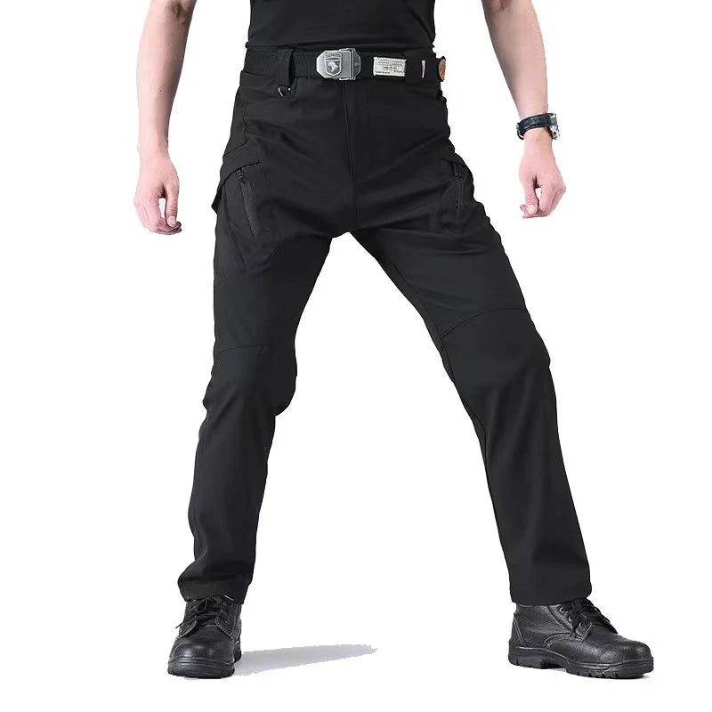 Men's Tactical Elastic Cargo Pants — Quick-Dry Military Combat Style | Hiking Camping Outdoor | Spring Autumn