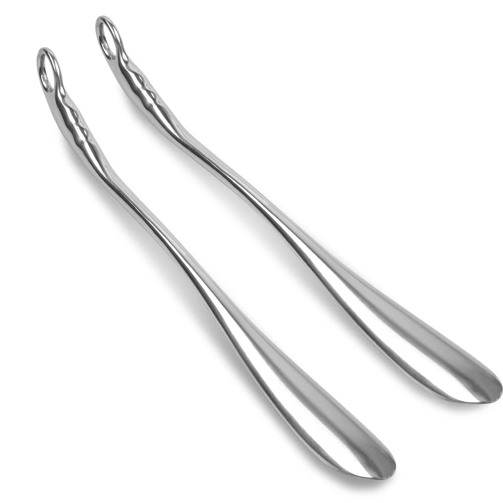 Long-Handle Metal Shoe Horn – 42 cm & 52 cm