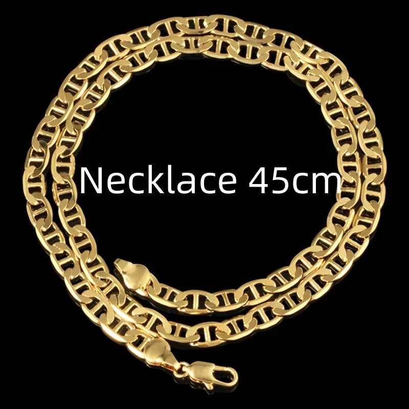 6mm Flat Chain Necklace or Bracelet – Stamped 925