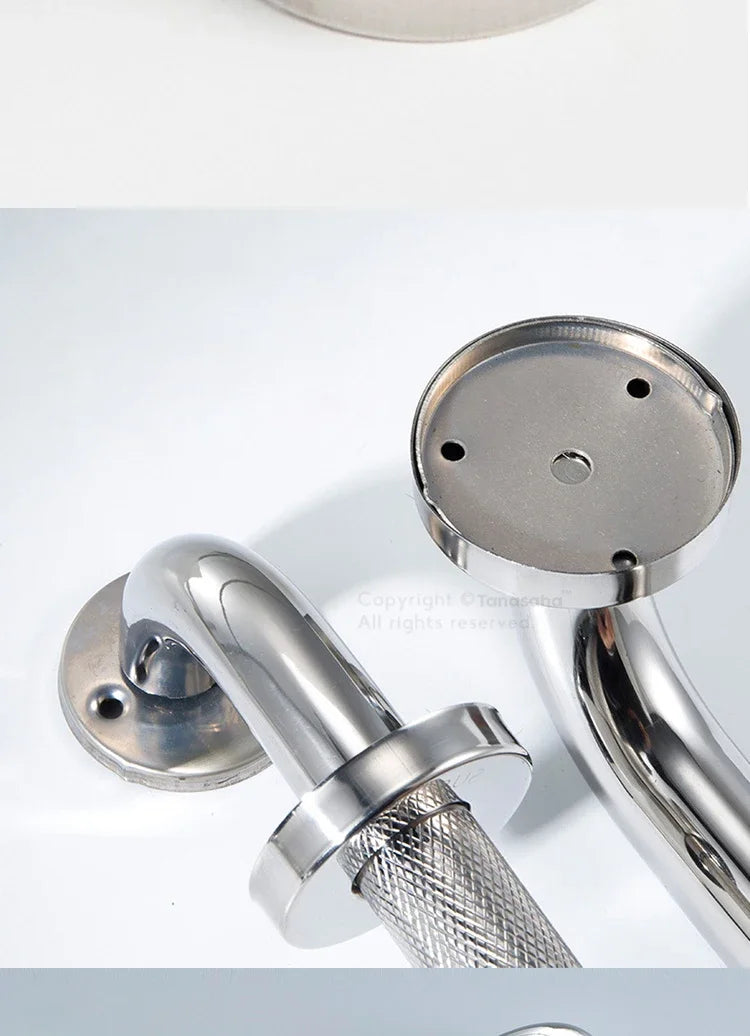 Stainless Steel Grab Bar Anti Slip Shower Safety Support Handle Bathroom Tub Toilet Handrail Prevent Falls Bathroom Fixture