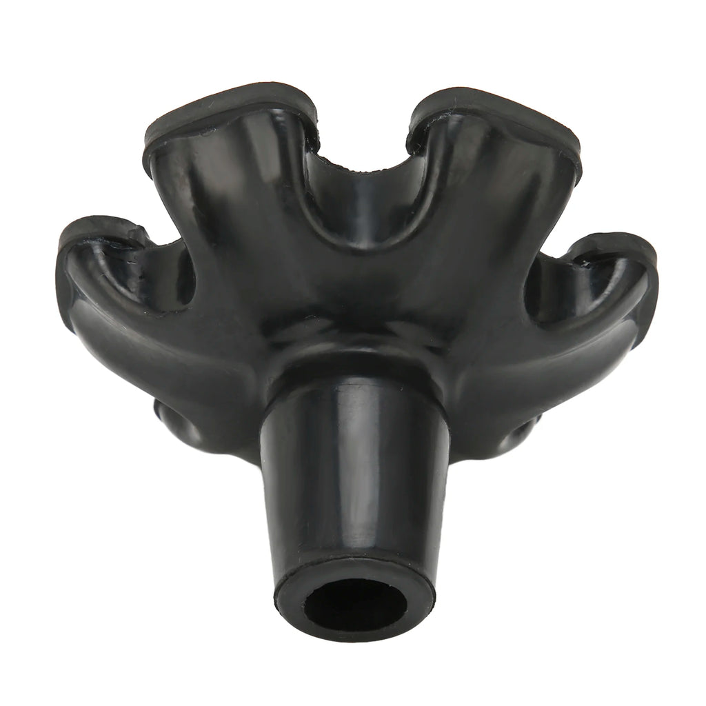 Cane Tips Cane Tips 6 Pillar Design Nonslip Rubber 19mm Crutch Tips with for Walking Stick Shooting Stick Rubber Tips for Canes
