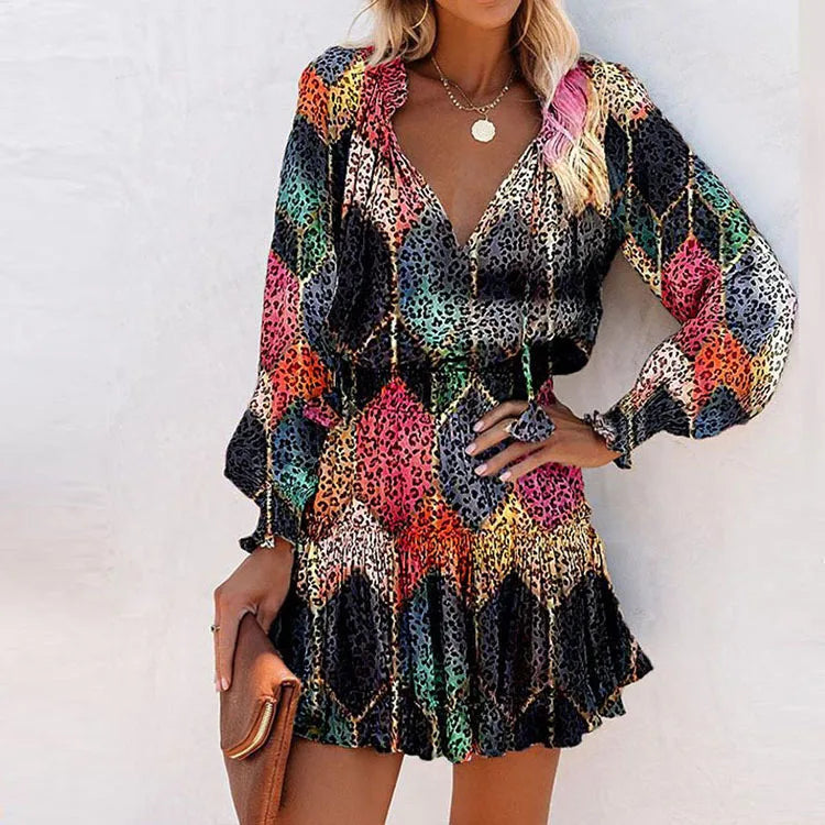 Long-Sleeve Ruffle Mini Dress | The Wilder Side