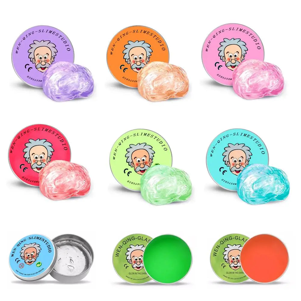 Colorful Non-Newtonian Liquid Decompression Toys Transparent Elastic Modeling Compound Non-Toxic Creative Crafts
