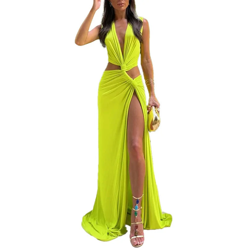 Twist-Waist Cutout Maxi Dress | The Wilder Side