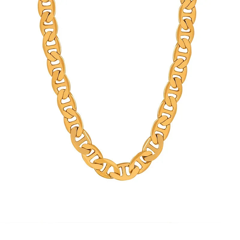 6mm Flat Chain Necklace or Bracelet – Stamped 925