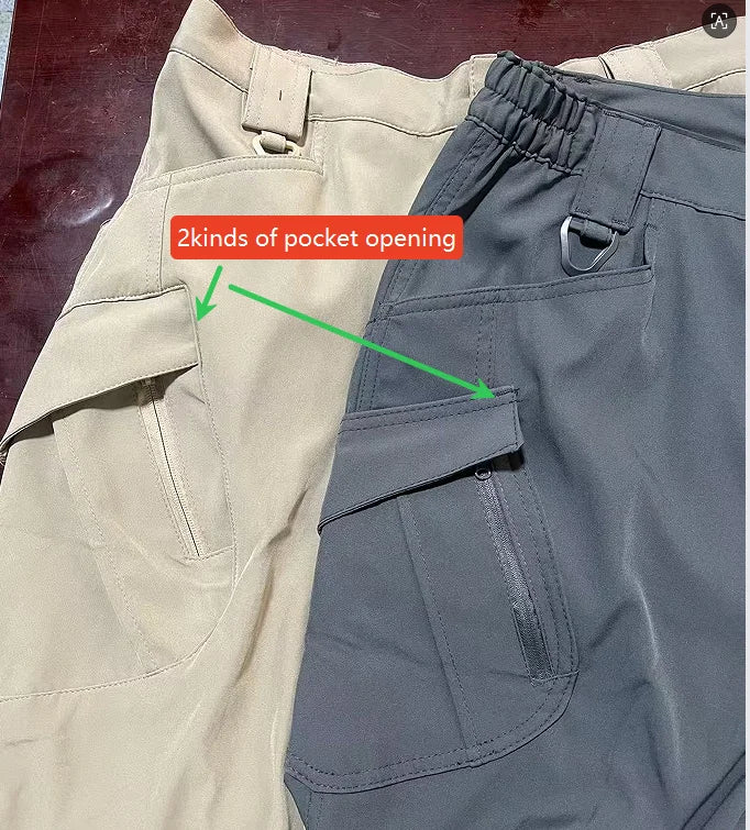 Men Tactical Elastic Pants Spring Autumn City Cargo Trousers Military Combat Hiking Camping Climbing Quick Dry Casual Sportswear