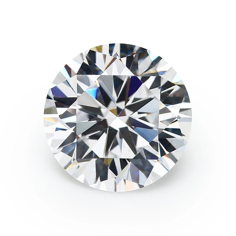 IsRabbit Real Moissanite Round Brilliant Cut 6.5MM 1CT VVS1 D Color 100% Diamond Tested Loose Gemstones Fine Jewelry Wholesale