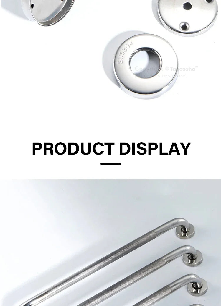 Stainless Steel Grab Bar Anti Slip Shower Safety Support Handle Bathroom Tub Toilet Handrail Prevent Falls Bathroom Fixture