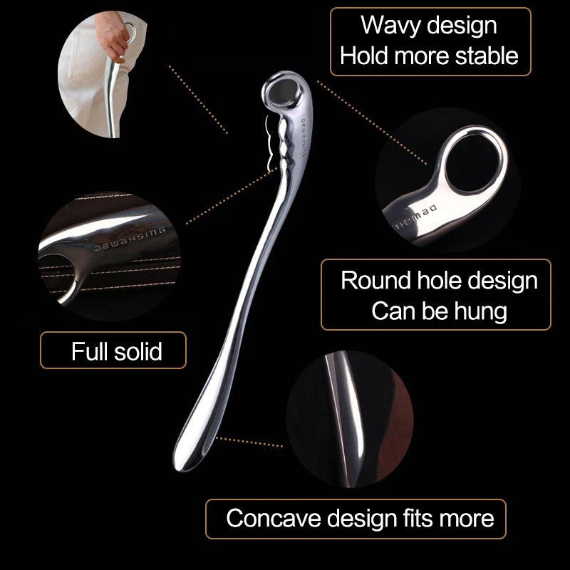 Long-Handle Metal Shoe Horn – 42 cm & 52 cm