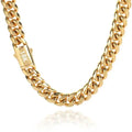 Stainless Steel Cuban Link Necklace or Bracelet – 8–14mm