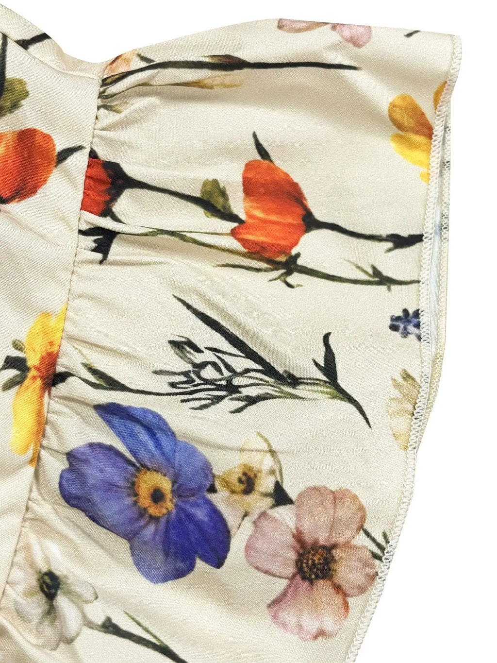 Plus Size Floral Print V Neck Dress, Casual Fashion Dress for Daily Outdoor Wear, Women Plus Clothing for All Seasons