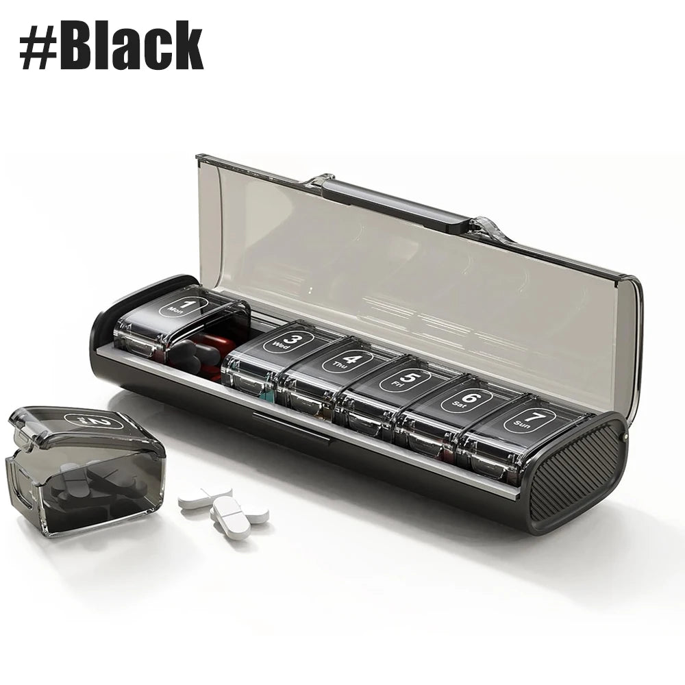 1PCS Pill Organizer Large, Weekly Pill Organizer Pill Box