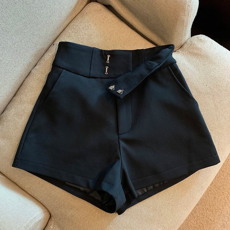 High-Waist Sequin Shorts