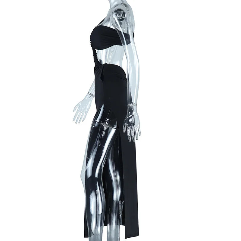 One-Shoulder Cutout Maxi Dress | The Wilder Side