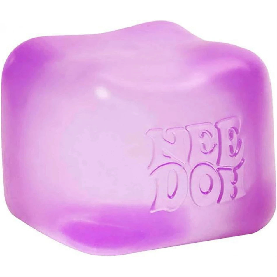 Trending Nee Doh Jellyfish & Cube Squish Toy, Soft Jelly Squeeze Stress Relief Fidget Toy, Sensory NeeDoh for Kids & Adults New