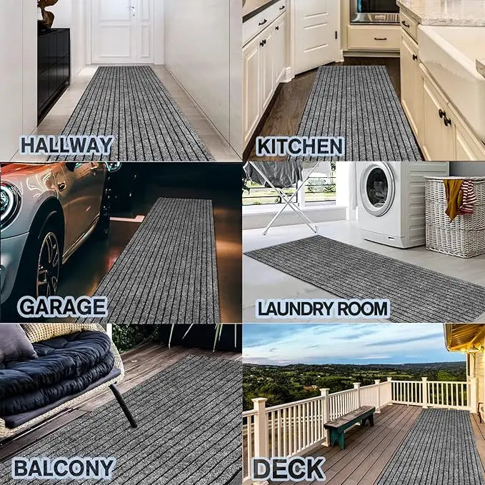 Anti Slip Kitchen Mat Floor Carpet Freely Cut DIY Absorb Oil Kitchen Doormat Long Hallway Runner Rug Entrance Easy To Clean Mat