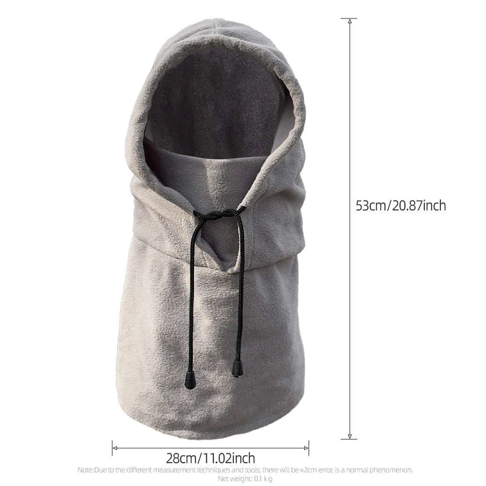 NYQD-Face Mask for Men and Women Fleece Cap Balaclava Neck Warmer Hood Sports Ski Women Tactical Mask Sun Protection Winter