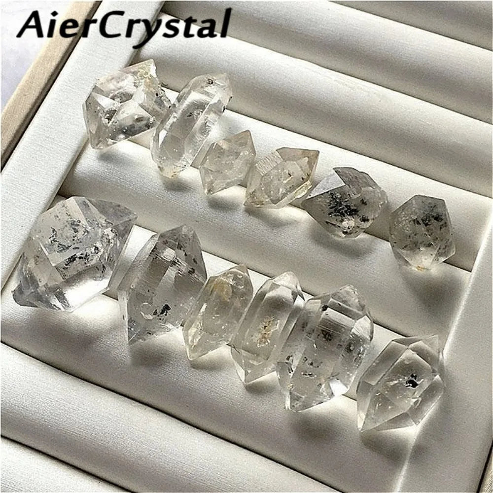High Quality Natural Stone Herkimer Diamond Burnishing Quartz Crystal Irregular Shape Mineral Reiki Healing Gemstone Home Decor