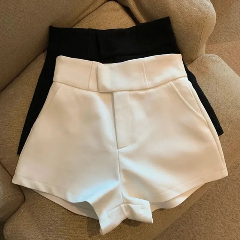 High-Waist Sequin Shorts