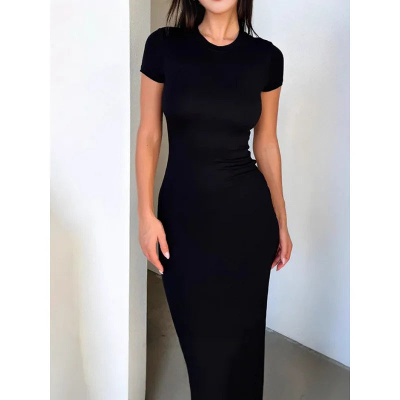 Women's Slim Mermaid Maxi Dress – Elegant Floor-Length Party & Evening Dress