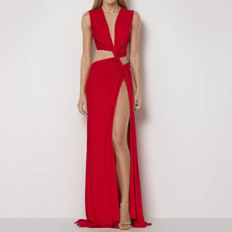 Twist-Waist Cutout Maxi Dress | The Wilder Side