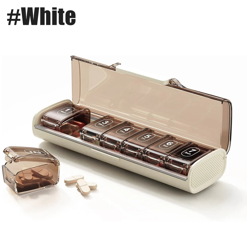 1PCS Pill Organizer Large, Weekly Pill Organizer Pill Box