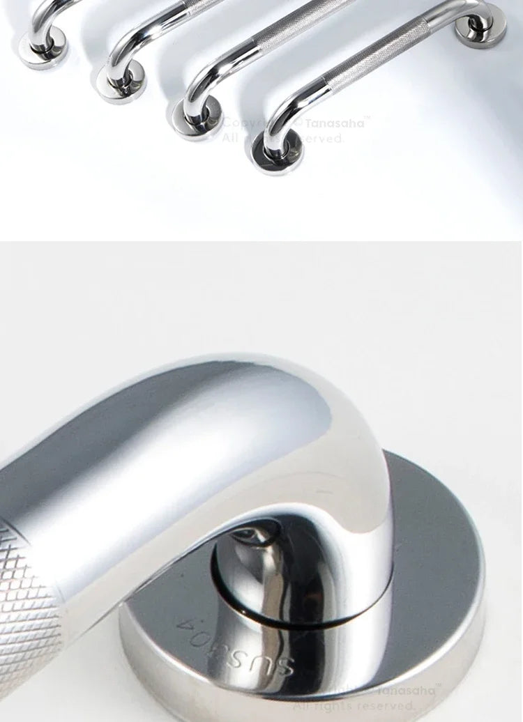 Stainless Steel Grab Bar Anti Slip Shower Safety Support Handle Bathroom Tub Toilet Handrail Prevent Falls Bathroom Fixture
