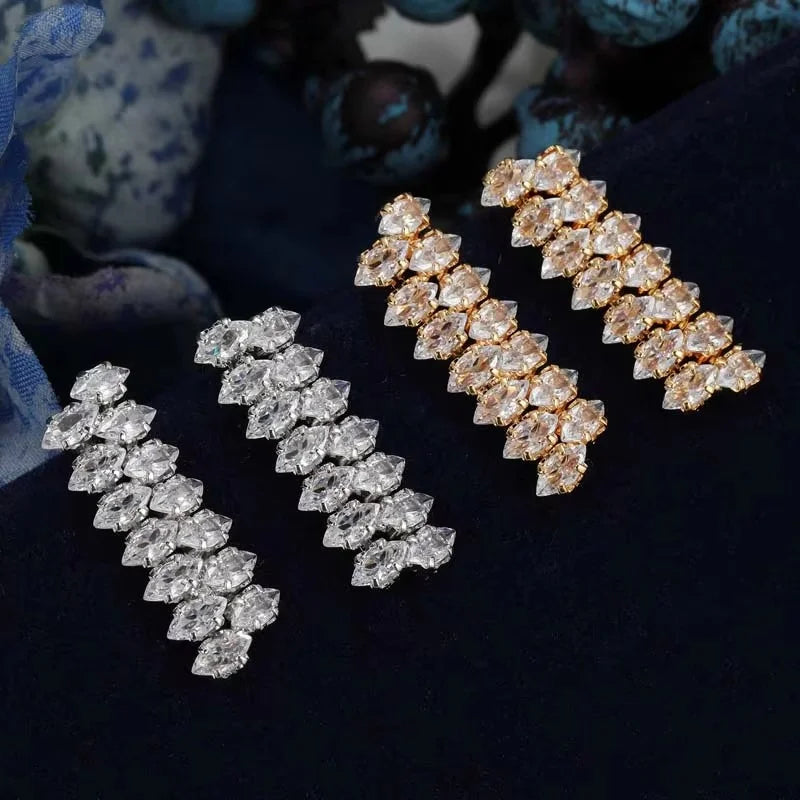 Jewelry Sets HADIYANA Romantic Sweet Wedding Jewelry Necklace Bracelet Ring Earrings BN9296 Dress Accessories