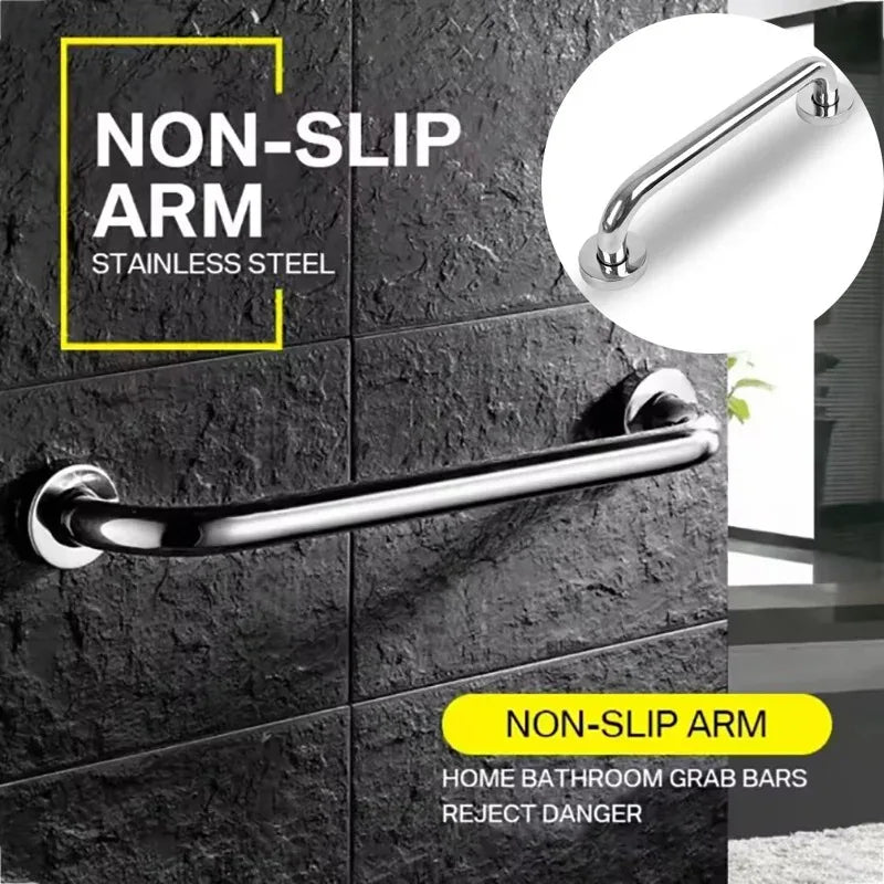 1pcs 30/40/50cm Handrail High Quality Stainless Steel Bathroom Tub Toilet Grab Bar Shower Safety Support Handle Towel Rack