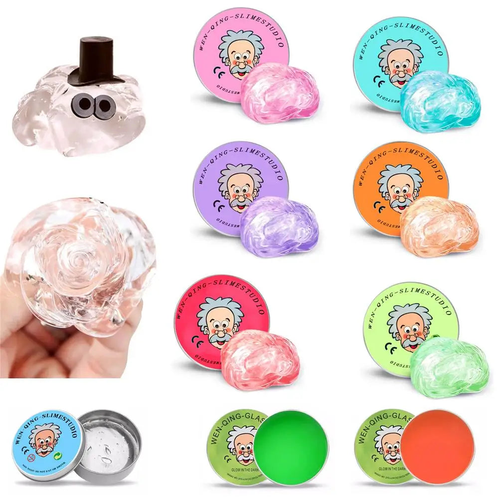 Colorful Non-Newtonian Liquid Decompression Toys Transparent Elastic Modeling Compound Non-Toxic Creative Crafts
