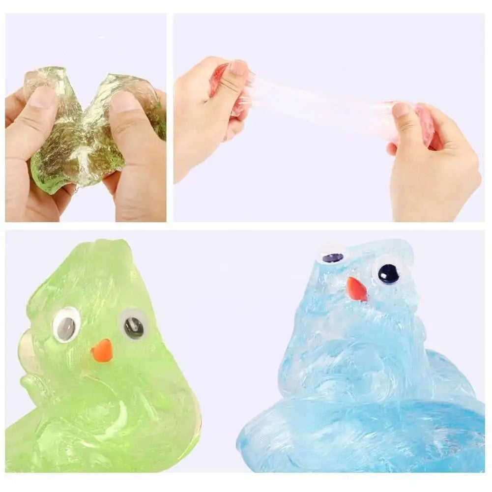 Colorful Non-Newtonian Liquid Decompression Toys Transparent Elastic Modeling Compound Non-Toxic Creative Crafts