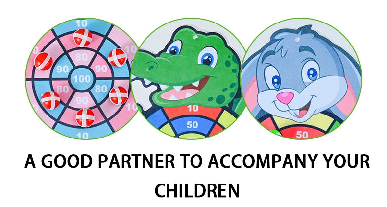 Montessori Dart Board Target Sports Game Toys For Children 4 To 6 Years Old Outdoor Toy Child Indoor Girls Sticky Ball Boys Gift