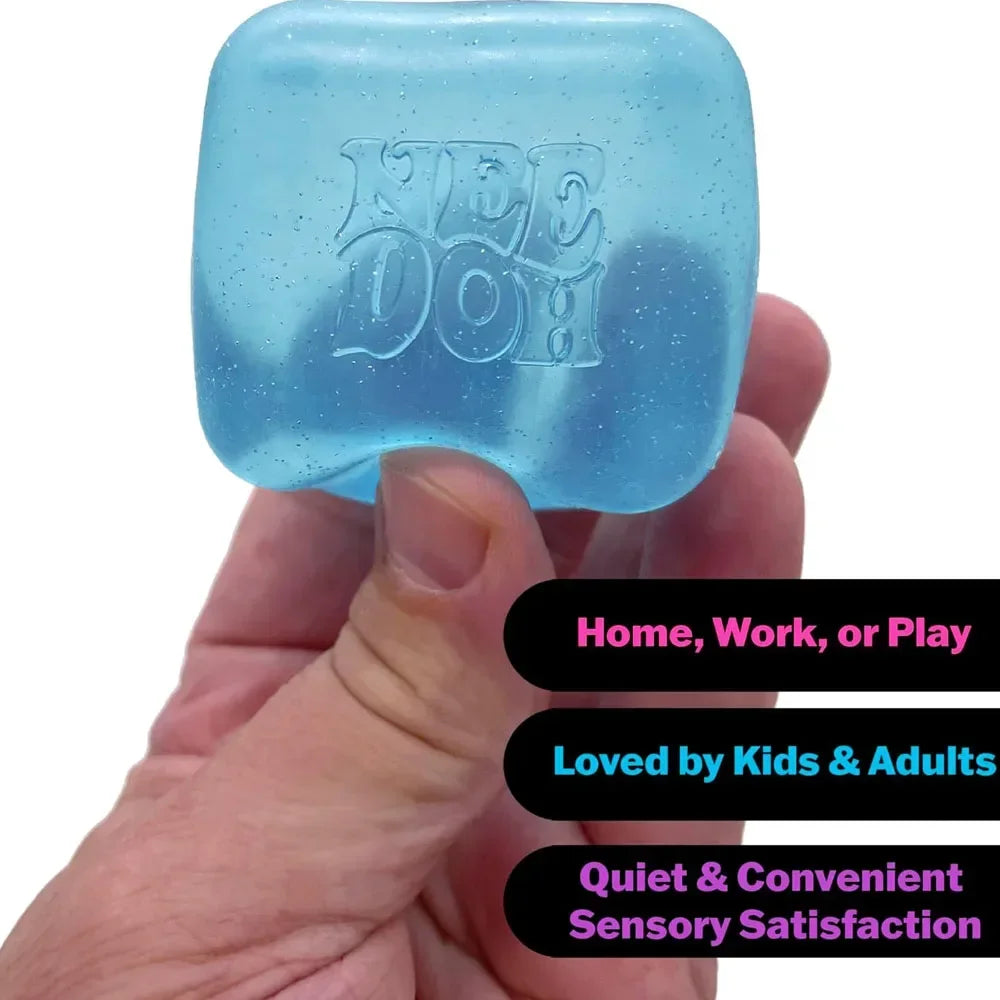 2026 Hot Schylling Needoh Nice Cube Stress Relief Sensory Toy for ADHD Focus and Anxiety Unisex Fidget Tool Soft Squishy Desk